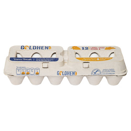 Goldhen Grade A Large White Eggs, 1 dozen